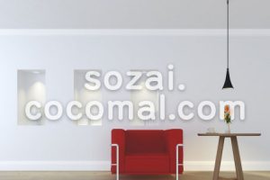 インテリア(赤いソファーのあるリビング02)