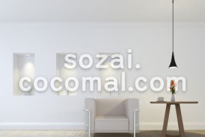 インテリア(ベージュのソファーとリビング01)