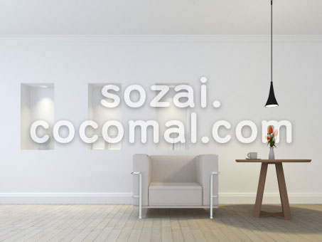 インテリア(ベージュのソファーとリビング01)