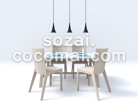 インテリア(ダイニングテーブル01)